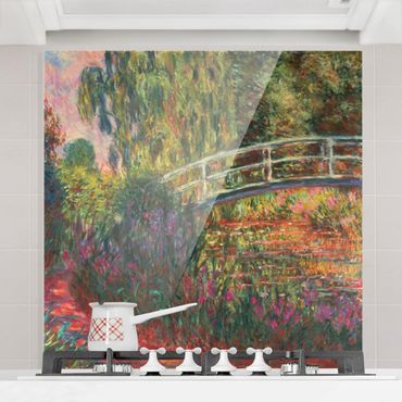 Fond de hotte - Claude Monet - The Japanese Bridge Giverny