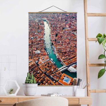 Tableau en tissu avec porte-affiche - Canal Grande In Venice