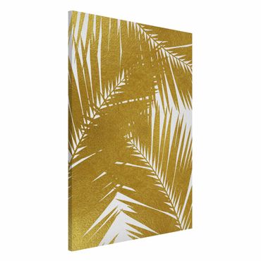 Tableau magnétique - View Through Golden Palm Leaves
