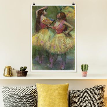 Poster reproduction - Edgar Degas - Two Dancers Before Going On Stage