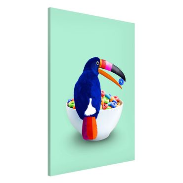 Tableau magnétique - Breakfast With Toucan