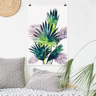 Poster fleurs - Exotic Foliage - Fan Palm