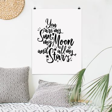 Poster citation - You Are My Sun, My Moon And All My Stars