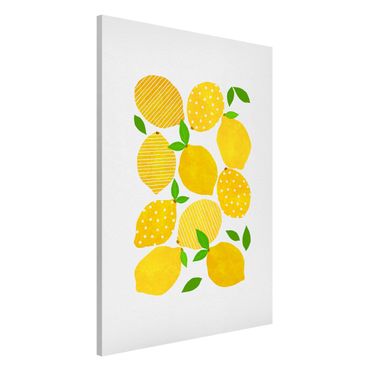 Tableau magnétique - Lemon With Dots