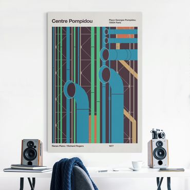 Tableau acoustique - Centre Pompidou - Affiche