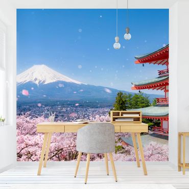 Papier peint - Chureito Pagoda And Mt. Fuji