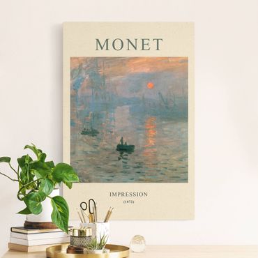 Tableau sur toile naturel - Claude Monet - Impression - Museum Edition - Format portrait 2:3
