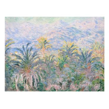 Impression sur toile - Claude Monet - Palmiers à Bordighera - Format paysage 4:3