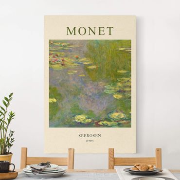 Tableau sur toile naturel - Claude Monet - Waterlilies - Museum Edition - Format portrait 2:3