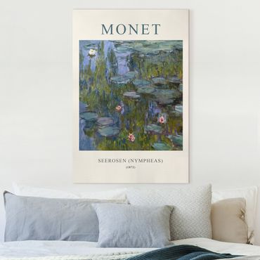Impression sur toile - Claude Monet - Waterlilies (Nymphaeas) - Museum Edition - Format portrait 2x3