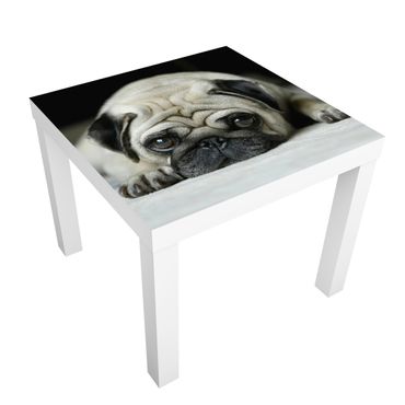 Papier adhésif pour meuble IKEA - Lack table d'appoint - Pug Loves You