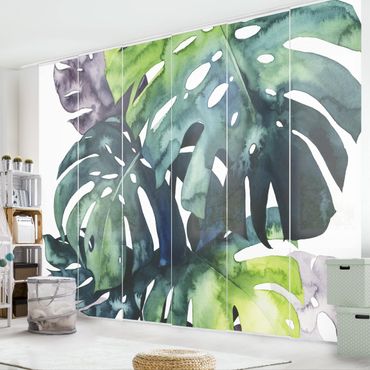 Set de panneaux coulissants - Exotic Foliage - Monstera