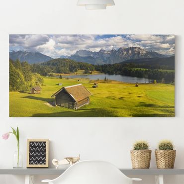 Impression sur toile - Geroldsee Lake Upper Bavaria