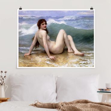 Poster - William Adolphe Bouguereau - The Wave