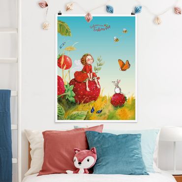 Poster chambre enfant - Little Strawberry Strawberry Fairy - Enchanting