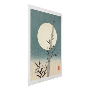 Impression sur aluminium - Japanese Drawing Bamboo And Moon