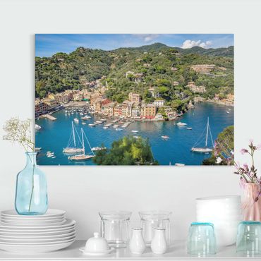 Impression sur toile - Portofino Harbour