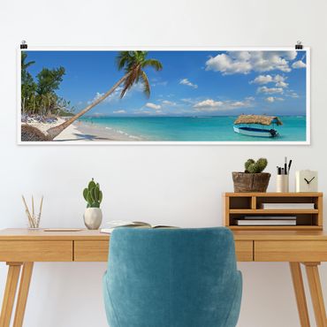 Poster panoramique plage - Tropical Beach