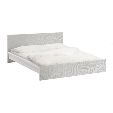 Papier adhésif pour meuble IKEA - Malm lit 180x200cm - No.DS4 Crosswalk Light Grey