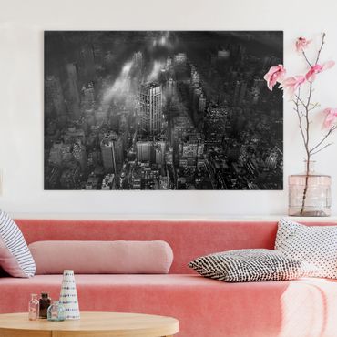 Impression sur toile - Sunlight Over New York City