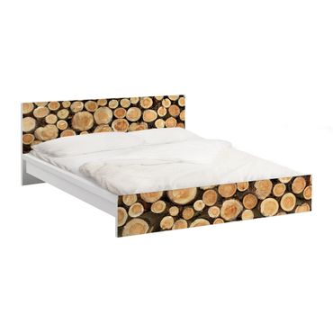 Papier adhésif pour meuble IKEA - Malm lit 140x200cm - No.YK18 Tree Trunks