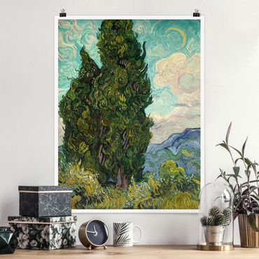 Poster reproduction - Vincent van Gogh - Cypresses