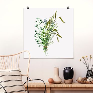 Poster - Meadow Grasses II