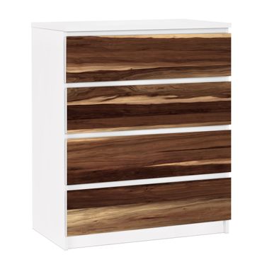 Papier adhésif pour meuble IKEA - Malm commode 4x tiroirs - Manio Wood