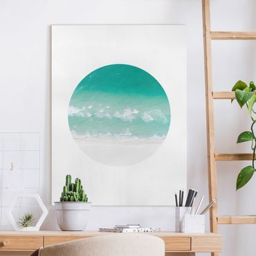 Tableau sur toile - The Ocean In A Circle