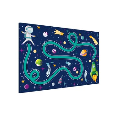 Tableau magnétique - Playoom Mat Space- Back To The Rocket Ship