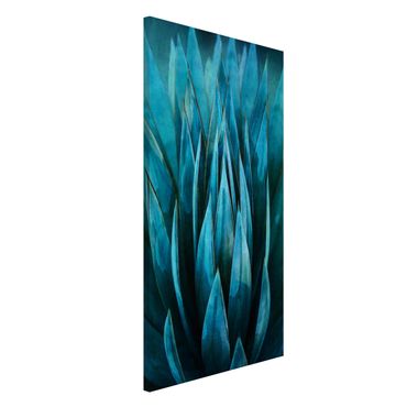 Tableau magnétique - Turquoise Succulents