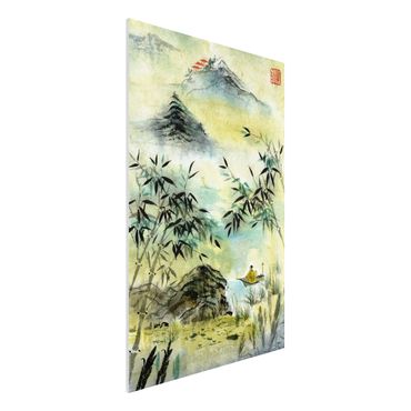 Impression sur forex - Japanese Watercolour Drawing Bamboo Forest