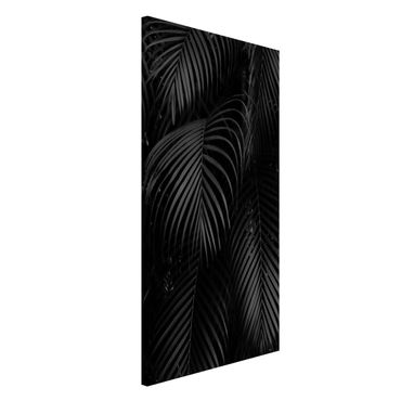 Tableau magnétique - Black Palm Fronds