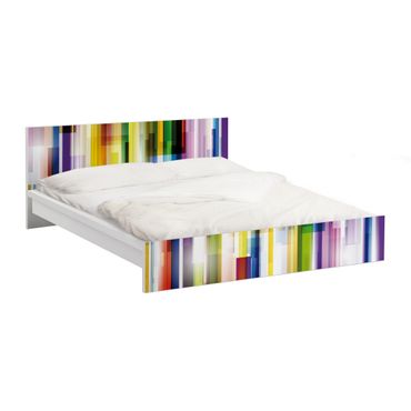 Papier adhésif pour meuble IKEA - Malm lit 160x200cm - Rainbow Cubes