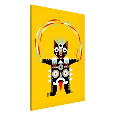 Tableau magnétique - Collage Ethno Monster - Juggler
