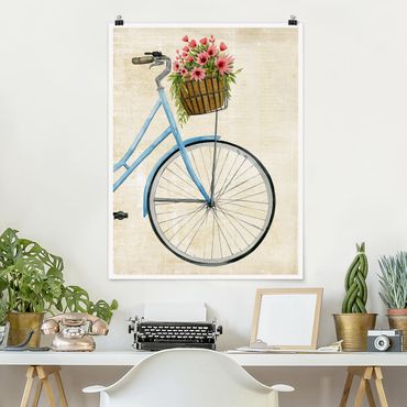 Poster reproduction - Flowers Courier I