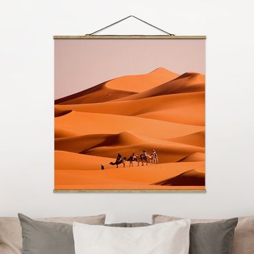 Tableau en tissu avec porte-affiche - Namib Desert