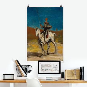Poster - Honoré Daumier - Don Quixote