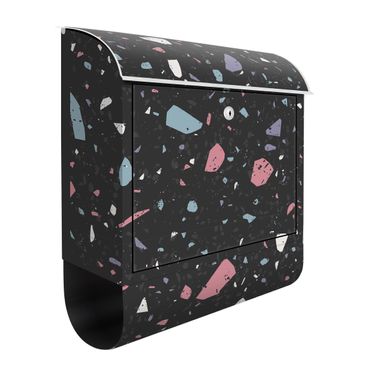 Letterbox - Detailed Terrazzo Pattern Taranto With Frame