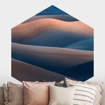 Papier peint hexagonal autocollant avec dessins - The Colours Of The Desert