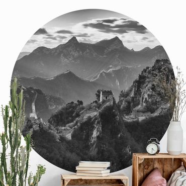 Papier peint rond autocollant - The Great Chinese Wall II