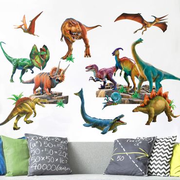 Sticker mural - Dinosaur Mega Set