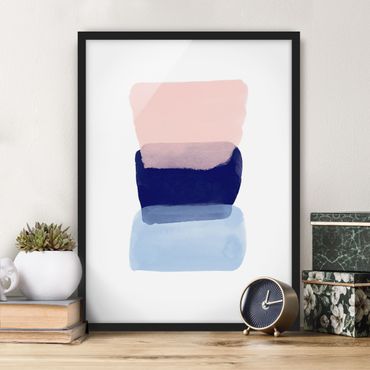 Framed poster - Three Colour Fields