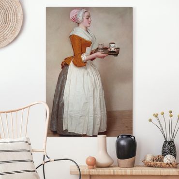 Tableau sur toile - Jean Etienne Liotard - The Chocolate Girl