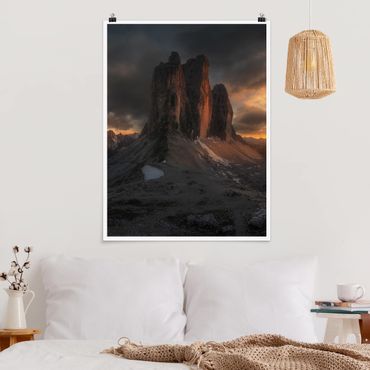 Poster nature & paysage - Three Mountain Peaks