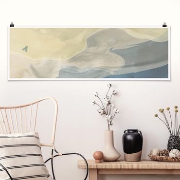 Poster panoramique abstrait - Ocean And Desert I