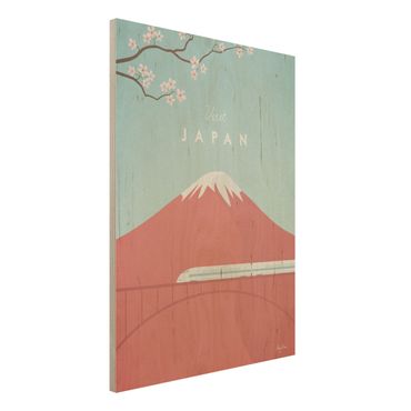 Impression sur bois - Travel Poster - Japan