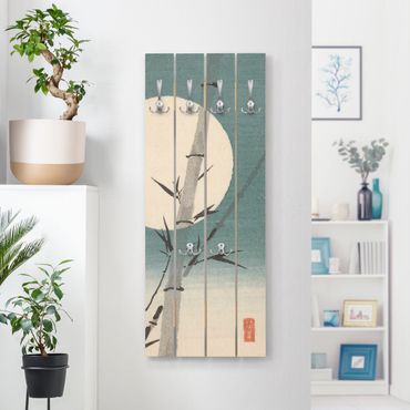 Porte-manteau - Japanese Drawing Bamboo And Moon