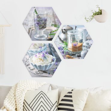 Hexagone en forex - Lavender Set Vintage