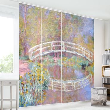 Panneau coulissant - Claude Monet - Bridge Monet's Garden
